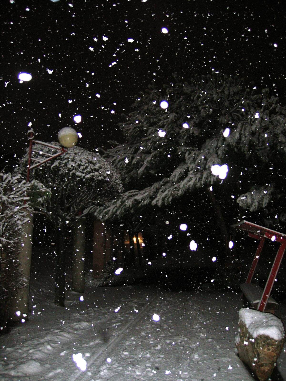 Enorme nevada en La Bañeza