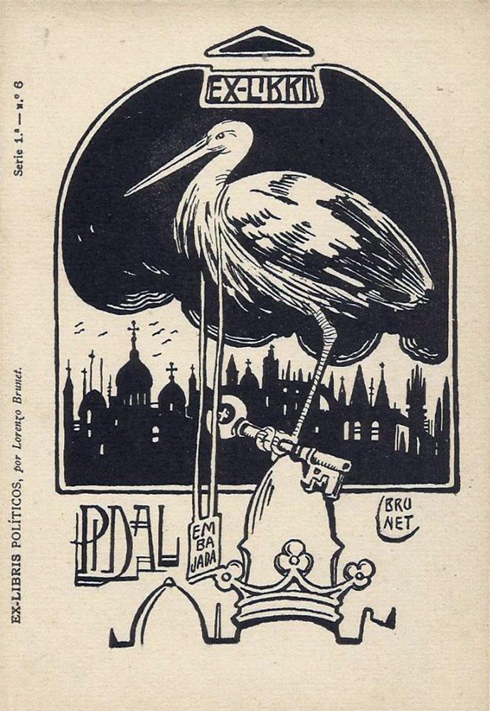 Exlibris 212 Pidal_Papel