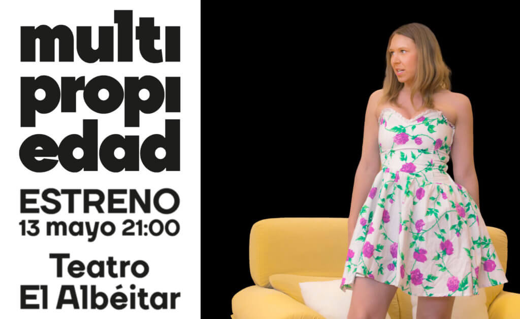 Obra de teatro "multipropiedad" ficha del estreno Inés