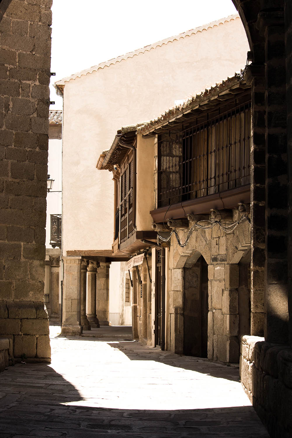 Acceso a la plaza Mayor