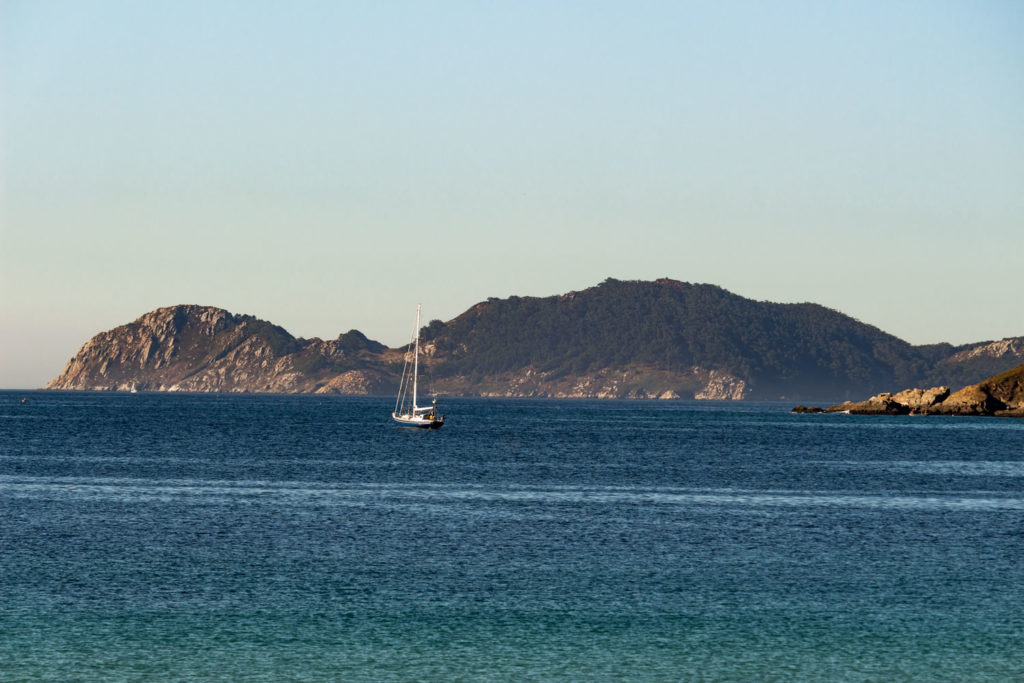 Vistas desde la praia de Barra